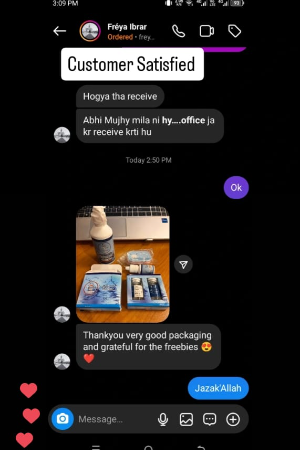 Satisfied Customer Alhumdulillah