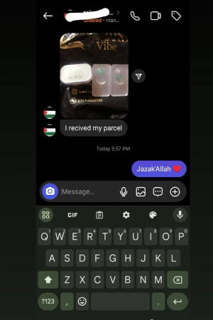 Satisfied Customer Alhumdulillah