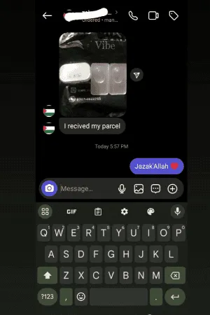 Satisfied Customer Alhumdulillah
