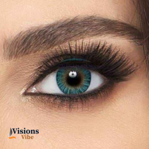 Turquoise Contact lens