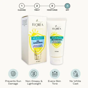 FLOREA SPF 50 PA++++ gel sun screen 50ml